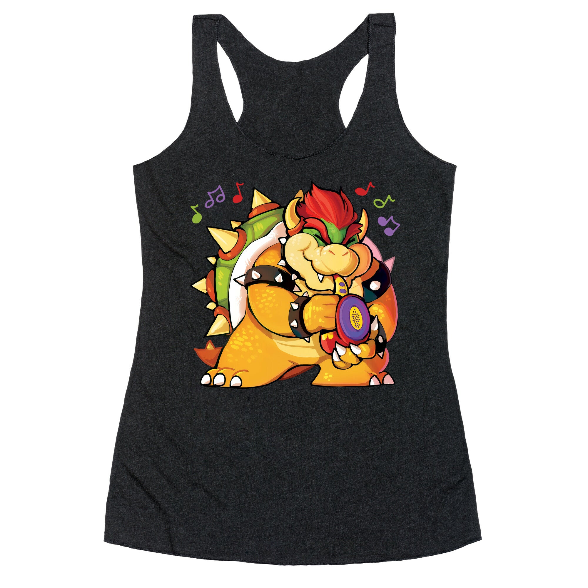 Sax-a-boom bowser Racerback Tank